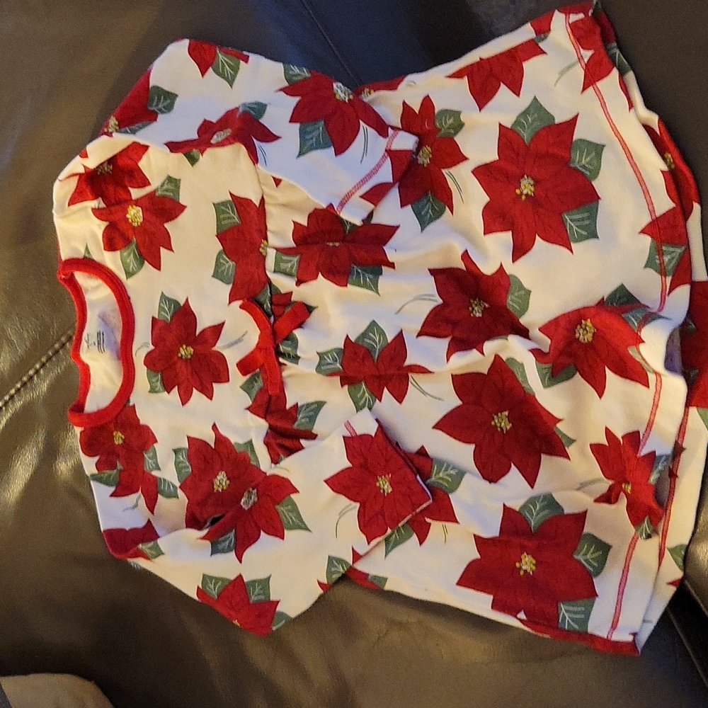 Touched by Nature Organic Cotton Dress, Poinsettia Long Sleeve size 4T